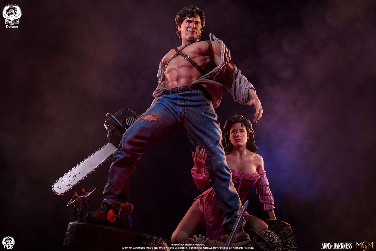 Army of Darkness Ash Deluxe Edition Quarter Scale Statue - Prototype Shown View 5