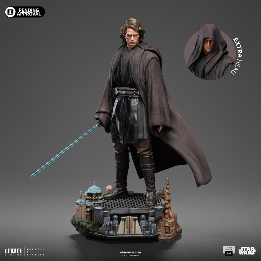 Anakin Skywalker Legacy Replica Quarter Scale Statue by Iron