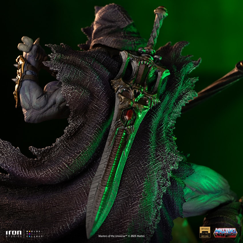 Masters of the Universe Skeletor Unleashed Deluxe 1:10 Scale Statue - Prototype Shown View 5