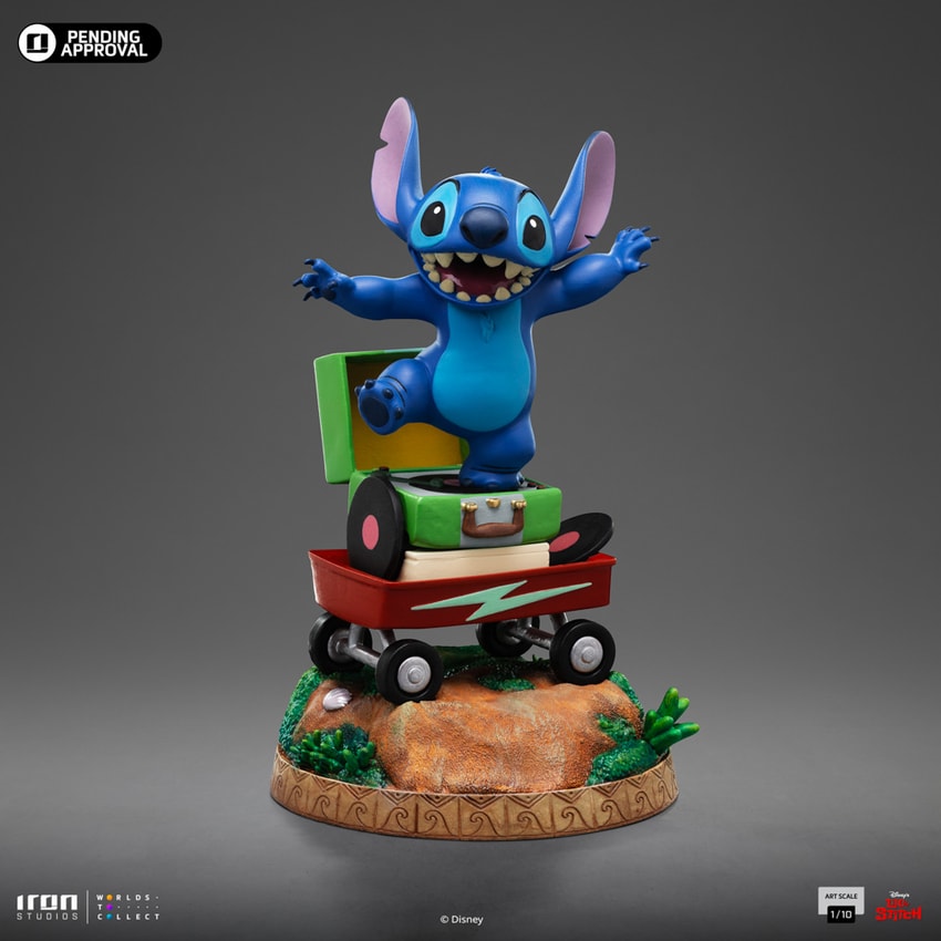 Stitch 1:10 Scale Statue by Iron Studios | Sideshow Collectibles