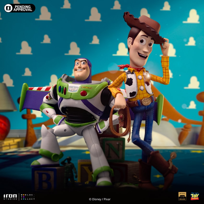 Buzz & Woody Deluxe 1:10 Scale Statue by Iron Studios