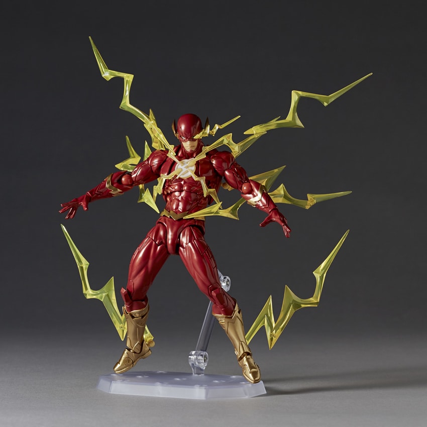 リボルテック フラッシュ 特典付き REVOLTECH THE FLASH The Flash Revoltech Amazing Yamaguchi Action Figure by
