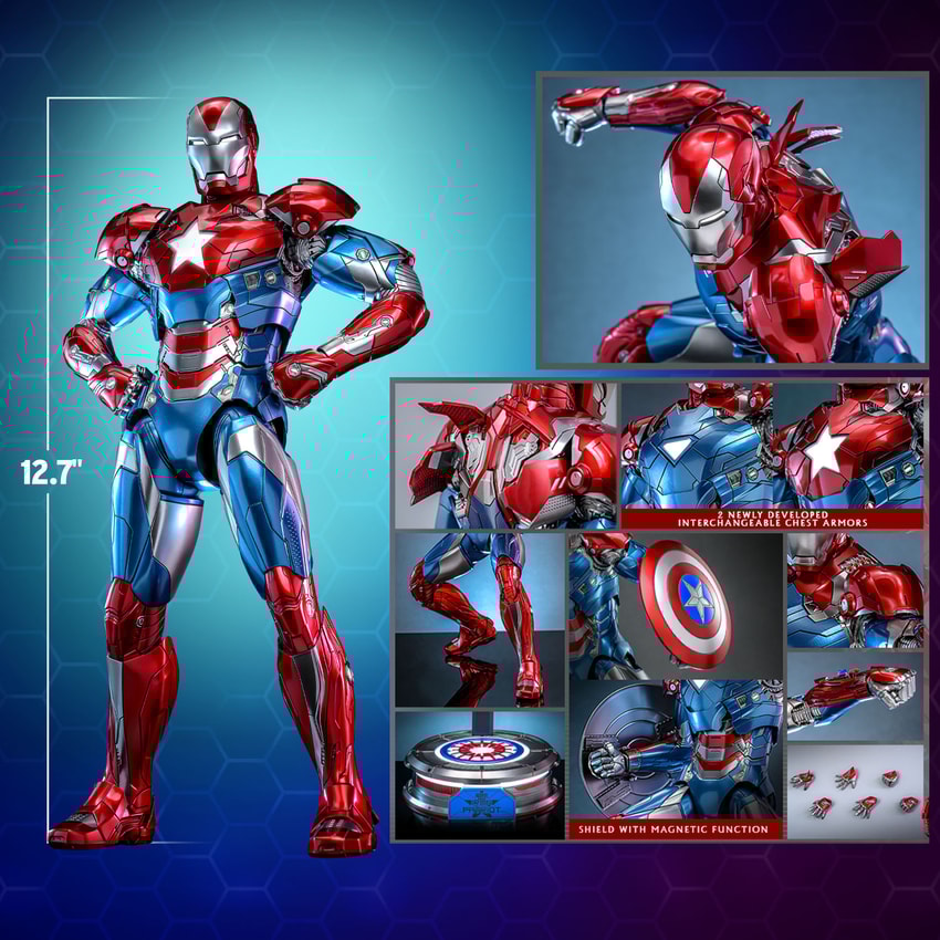 【即出荷】 Scale Sixth Patriot Iron Figure Sideshow | Toys Hot by アメコミ