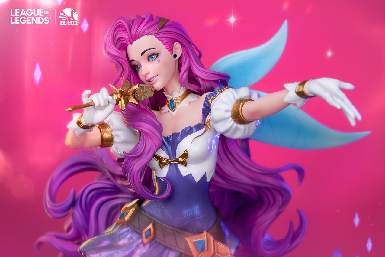The Starry-Eyed Songstress – Seraphine Statue by Infinity Studio