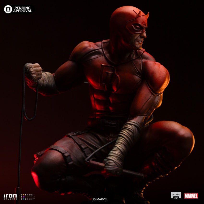 Marvel　デアデビル　ペインテッド・スタチュー Marvel デアデビル ペインテッド・スタチュー - フィギュア