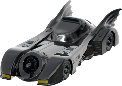 DC Comics Batmobile 1989 Super Cyborg (Full Color) Collectible Figure - Prototype Shown View 6