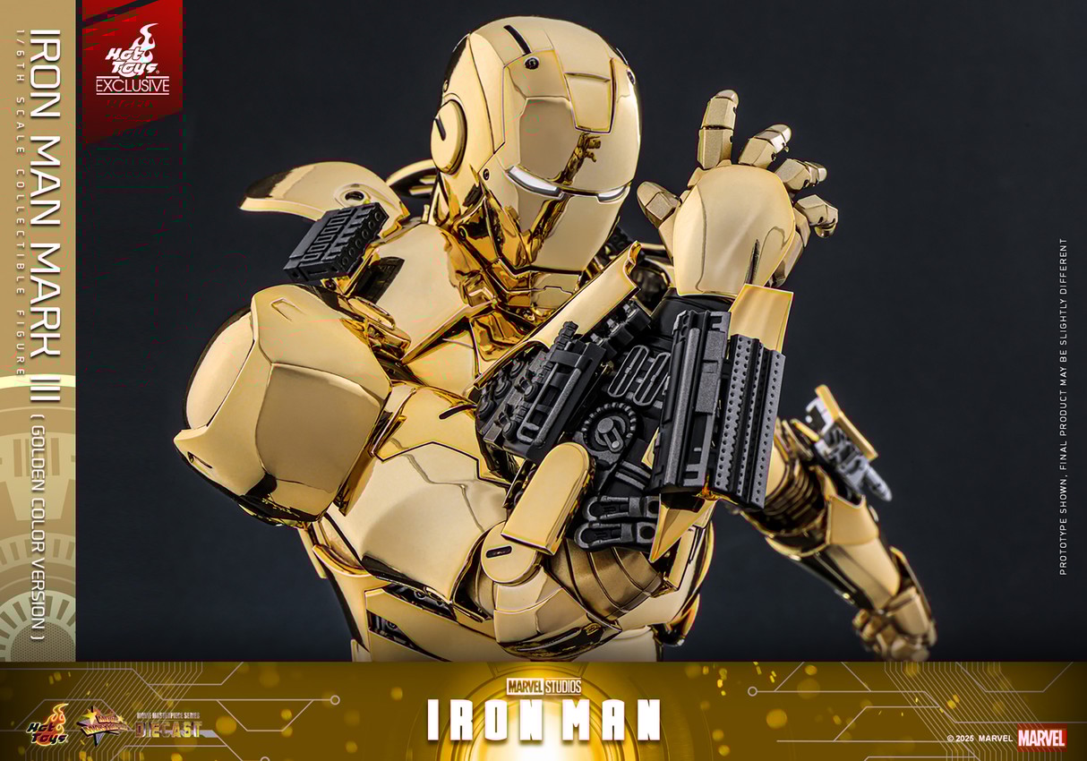 1/6スケールフィギュア アイアンマン・マーク3（ゴールドカラー） アイアンマン』の「アイアンマン・マーク3」を全身ゴールド
