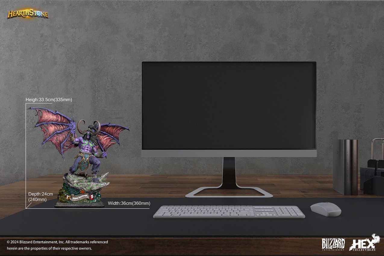 Warcraft Illidan Stormrage 1:10 Scale Statue - Prototype Shown View 6