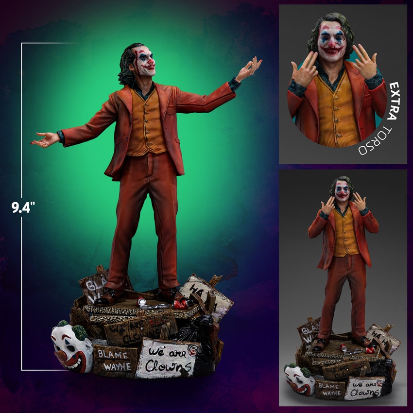 Joker (Arthur Fleck) Deluxe 1:10 Scale Statue by Iron