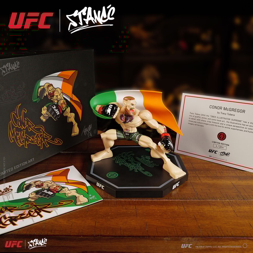 ほぼ新品 限定 McGREGOR 2016 limited edition Conor McGregor (Victory Flag Edition) by Stancé Designer Art