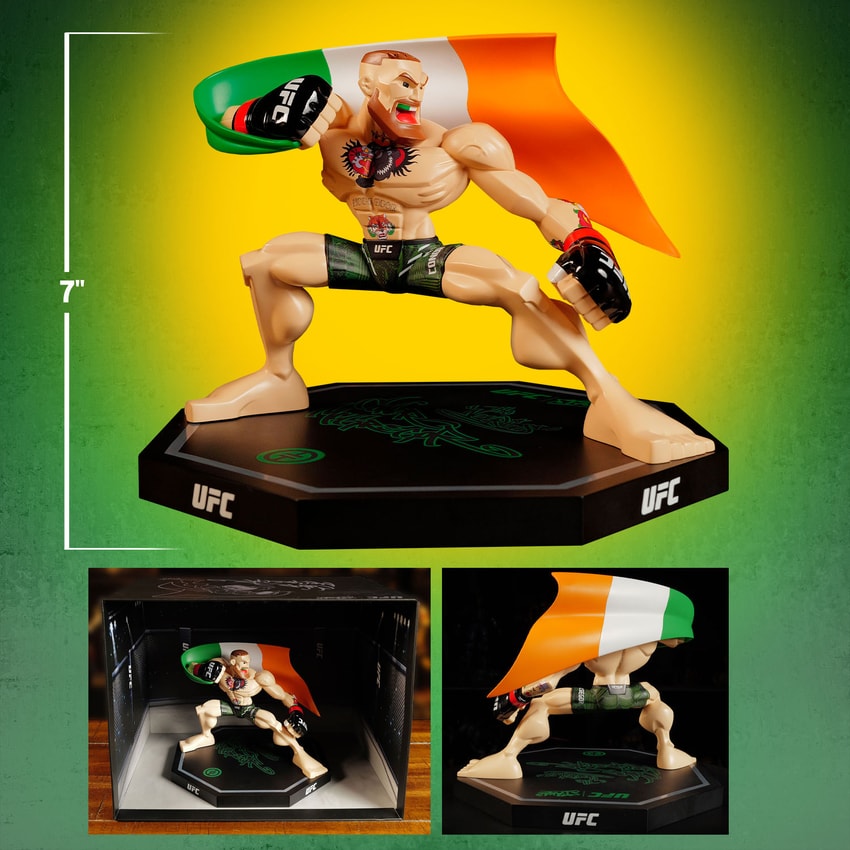 UFC Conor McGregor (Victory Flag Edition) Designer Collectible Statue - Prototype Shown View 2