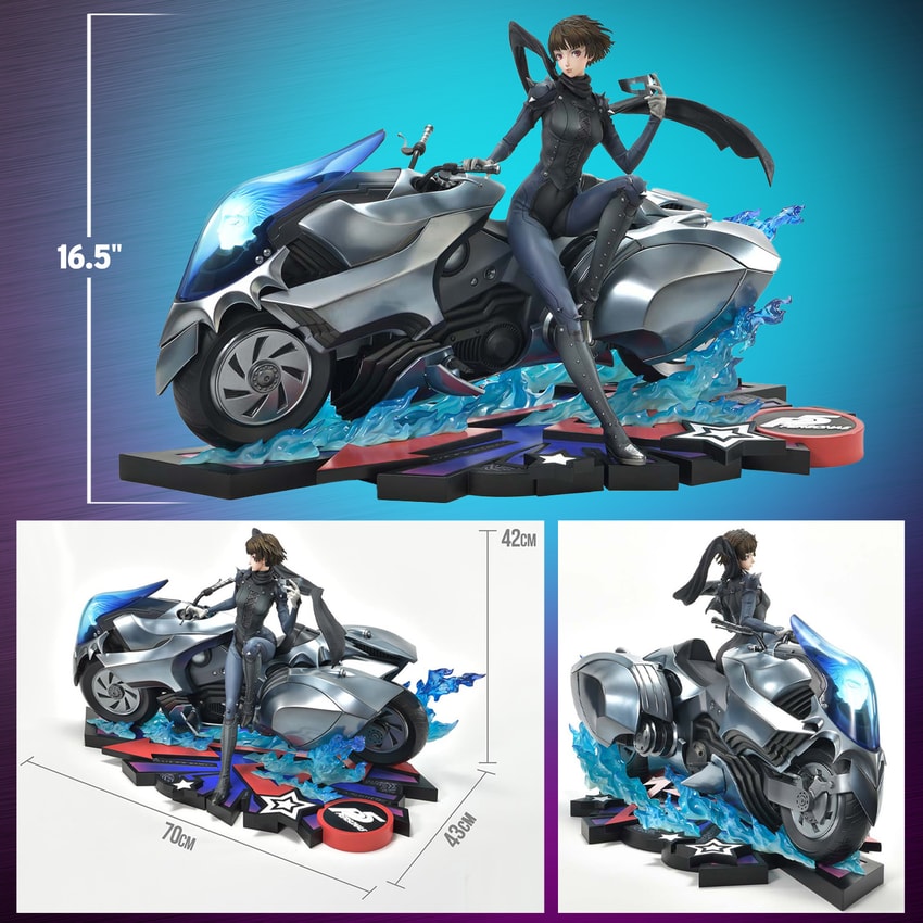 Persona Makoto Niijima "Queen" & Johanna Quarter Scale Statue - Prototype Shown View 2