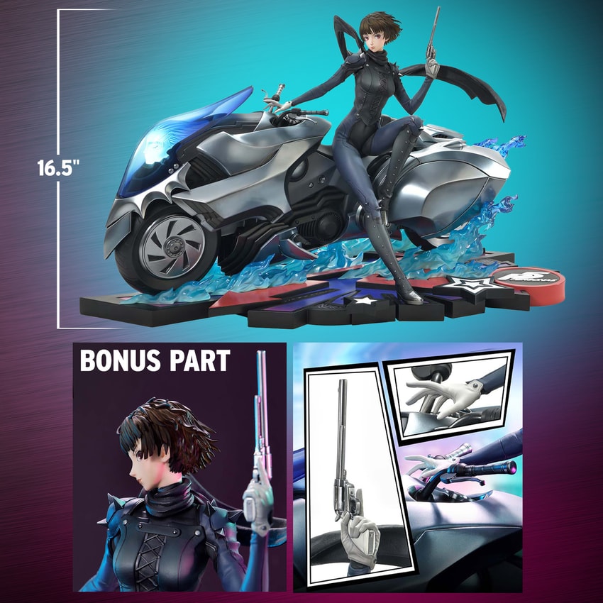 Persona Makoto Niijima "Queen" & Johanna (Bonus Version) Quarter Scale Statue - Prototype Shown View 2