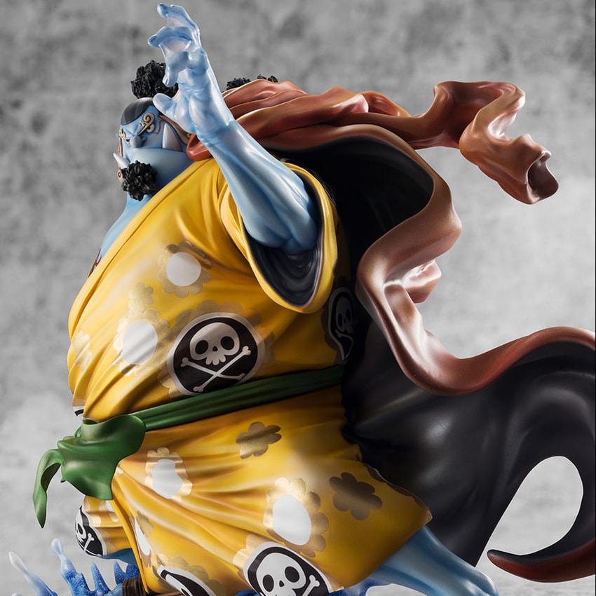 One Piece Knight of the Sea Jinbe Collectible Figure - Prototype Shown View 4