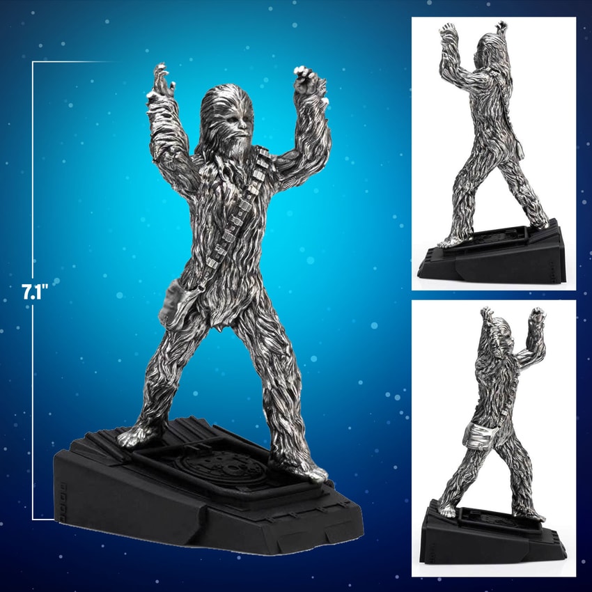 Star Wars Chewbacca AT-ST Endor Pewter Collectible - Prototype Shown View 2