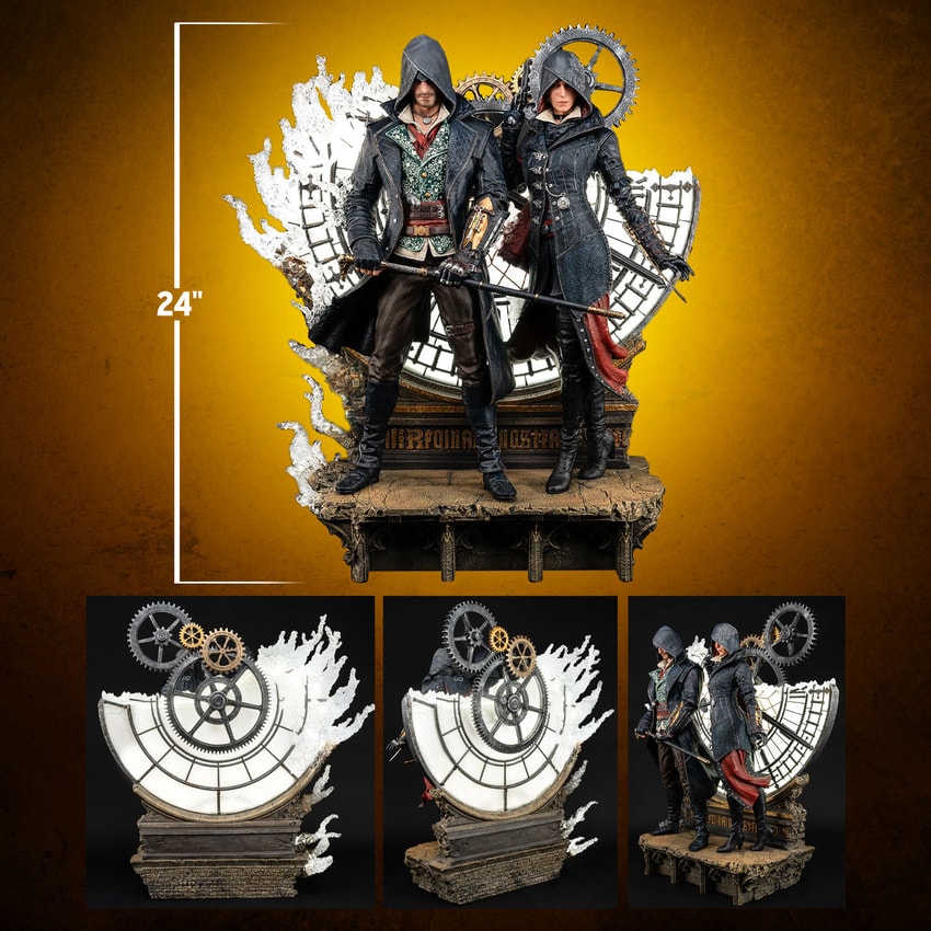 Animus Jacob & Evie Frye 1:4 Scale Statue by PureArts | Sideshow