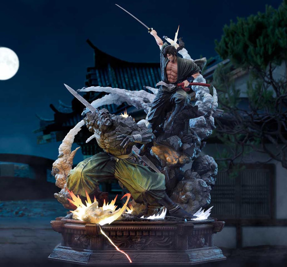 Jubei Versus Tessai Quarter Scale Statue by Prime 1 Studio