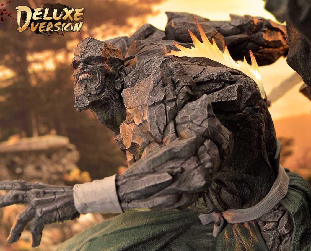 Ninja Scroll Jubei Versus Tessai (Deluxe Version) Quarter Scale Statue - Prototype Shown View 4