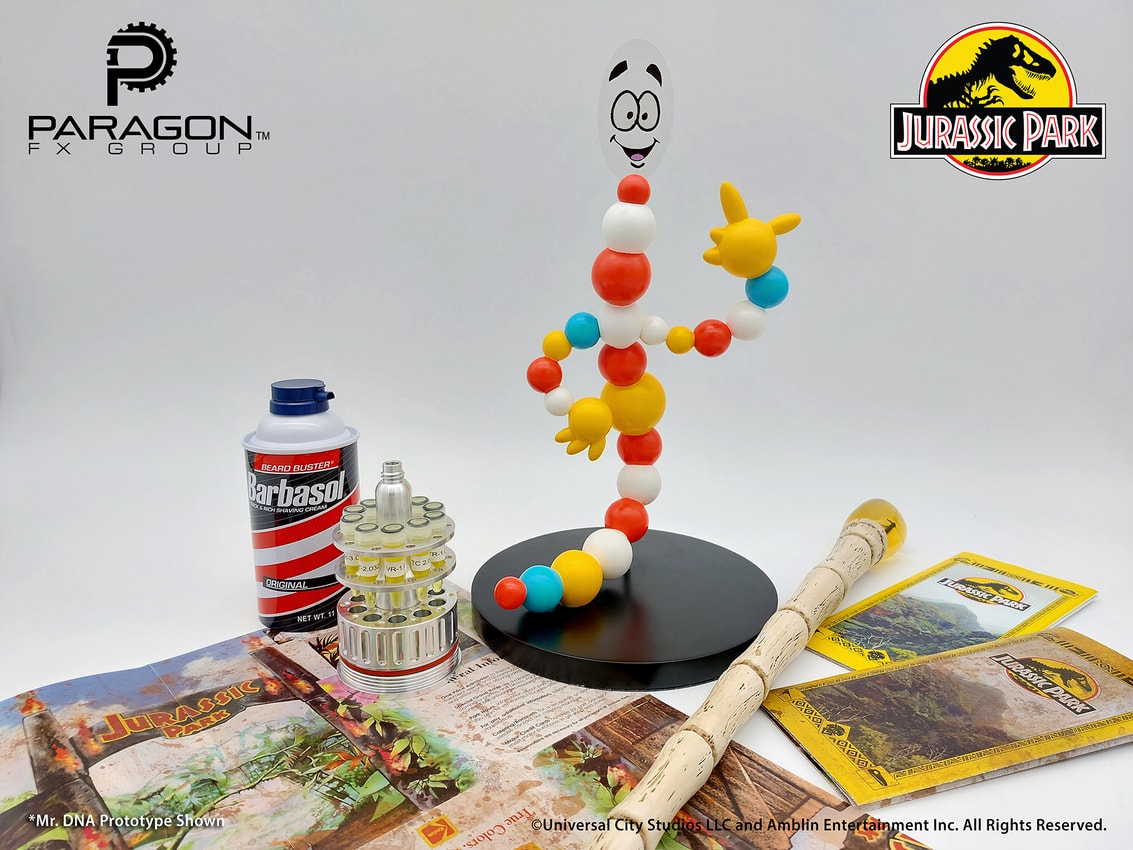Jurassic Park Mr. DNA Statues - Prototype Shown View 4