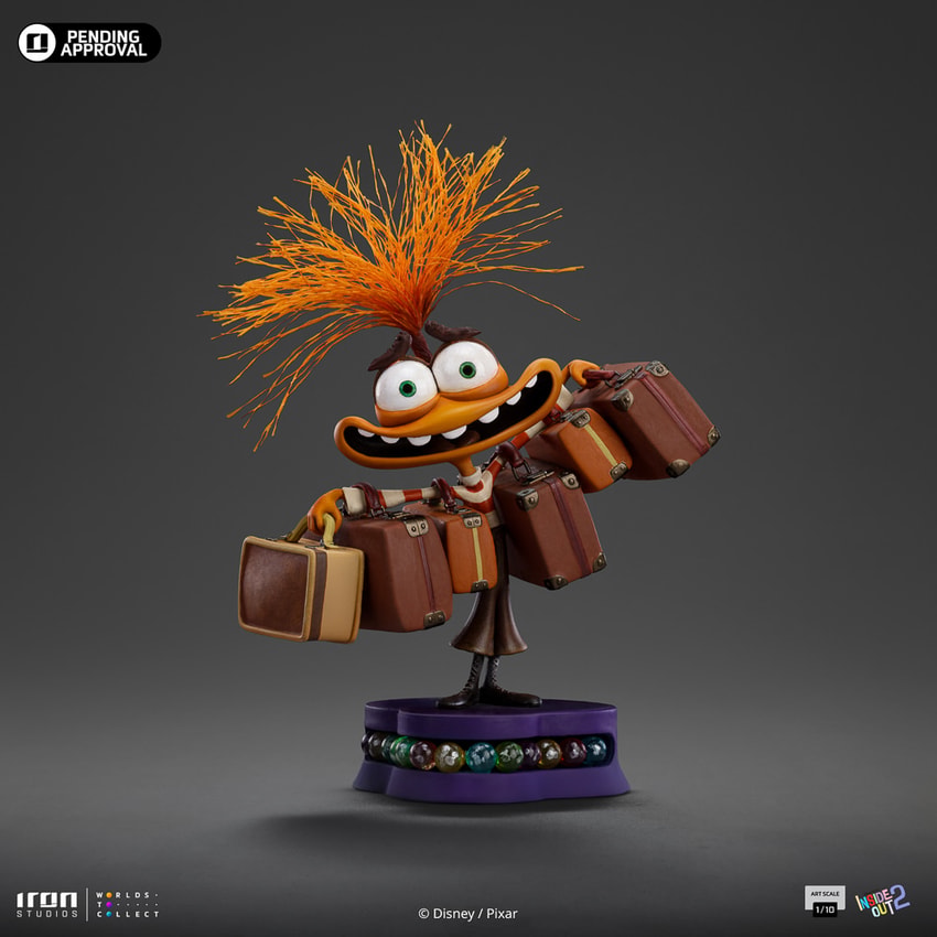 Disney Anxiety 1:10 Scale Statue - Prototype Shown View 6