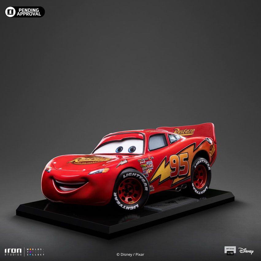 Disney Lightning McQueen 1:10 Scale Statue  Collector Edition - Prototype Shown View 6