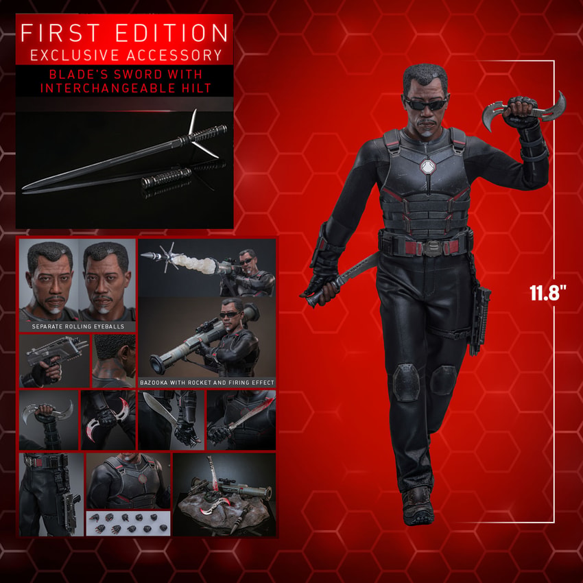 Marvel Blade Sixth Scale Figure - Prototype Shown View 2