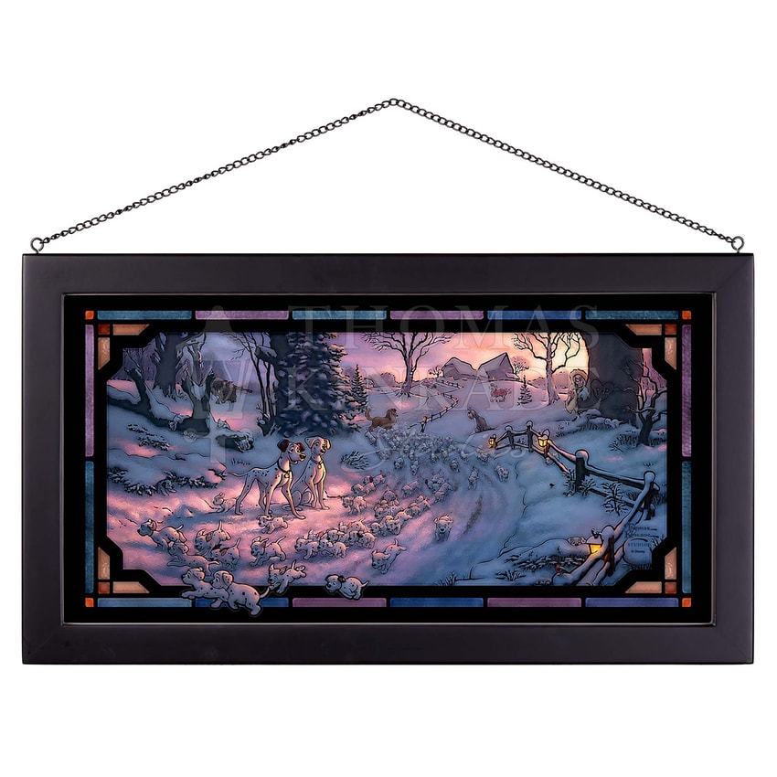 Disney 101 Dalmatians on the Run Stained Glass  View 3