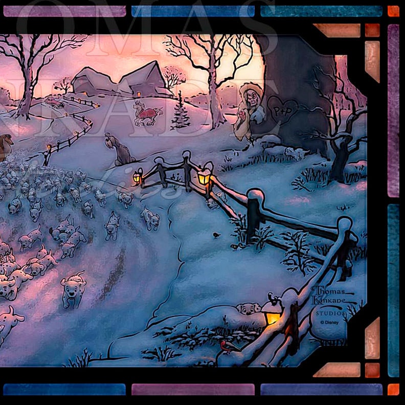 Disney 101 Dalmatians on the Run Stained Glass  View 6