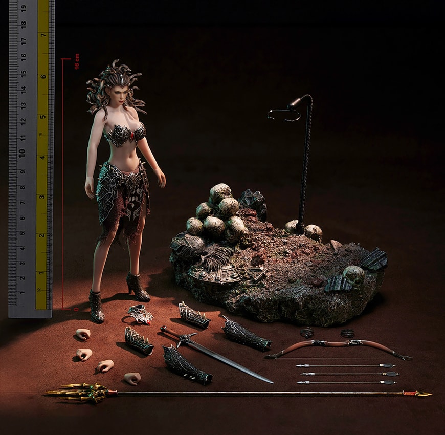 Medusa in Human Form (Silver) Action Figure  Collector Edition - Prototype Shown View 2