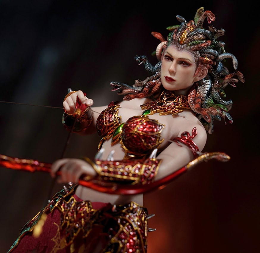 Medusa in Human Form (Red) Action Figure  Collector Edition - Prototype Shown View 4