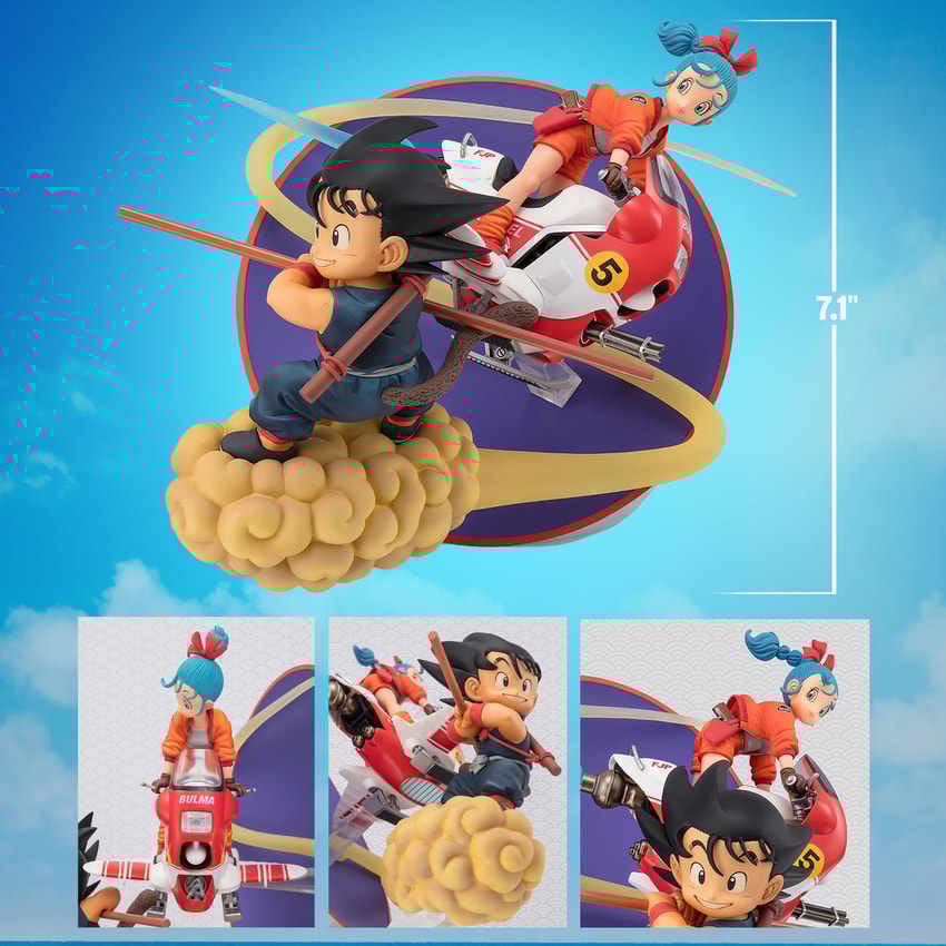 Son Goku & Bulma Collectible Figure by Tamashii Nations | Sideshow