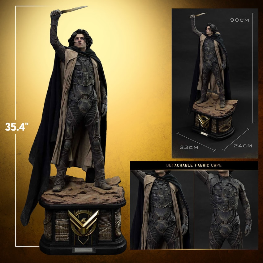 Dune Paul Atreides 1:3 Scale Statue - Prototype Shown View 2