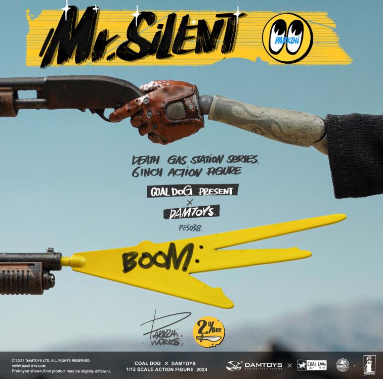 Coal Dog Mr. Silent Action Figure  Collector Edition - Prototype Shown View 5