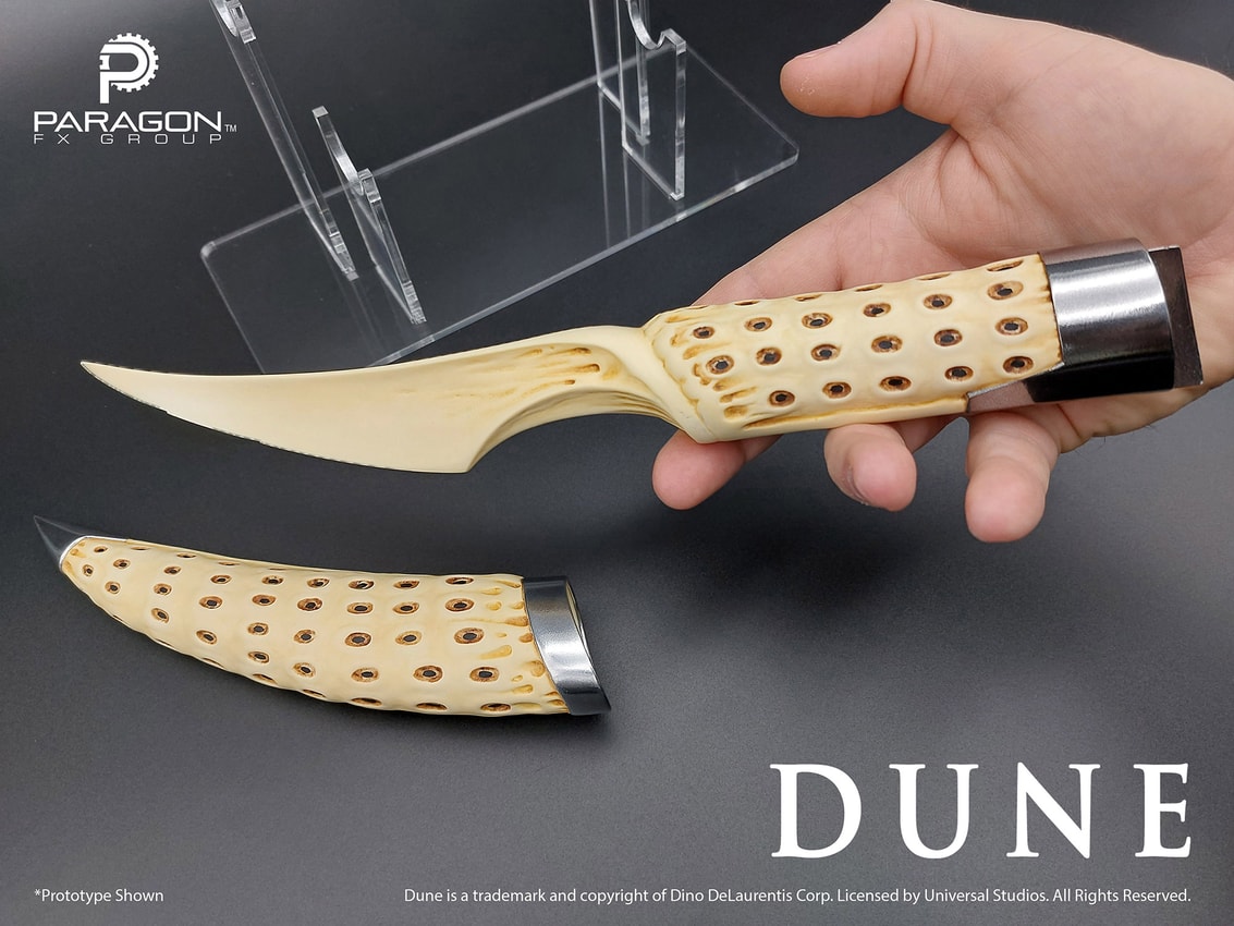 Fremen Crysknife with Sheath Prop Replica by Paragon FX