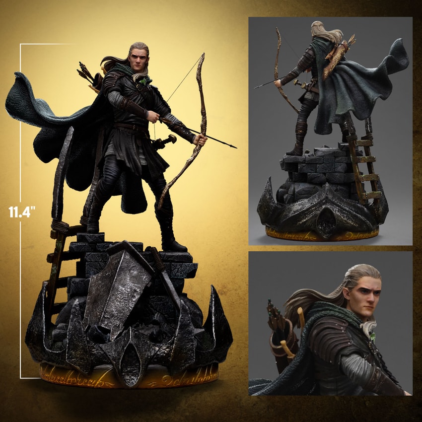 Legolas Unleashed 1:10 Art Scale Statue by Iron Studios | Sideshow