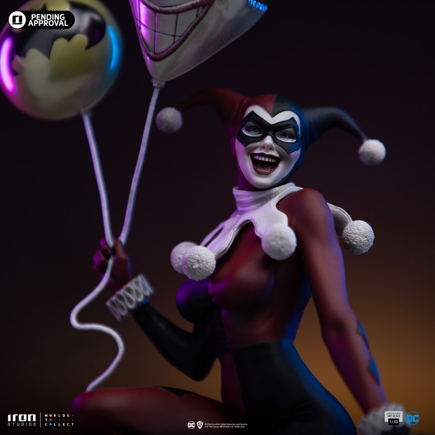Harley Quinn Unleashed 1:10 Art Scale Statue by Iron Studios
