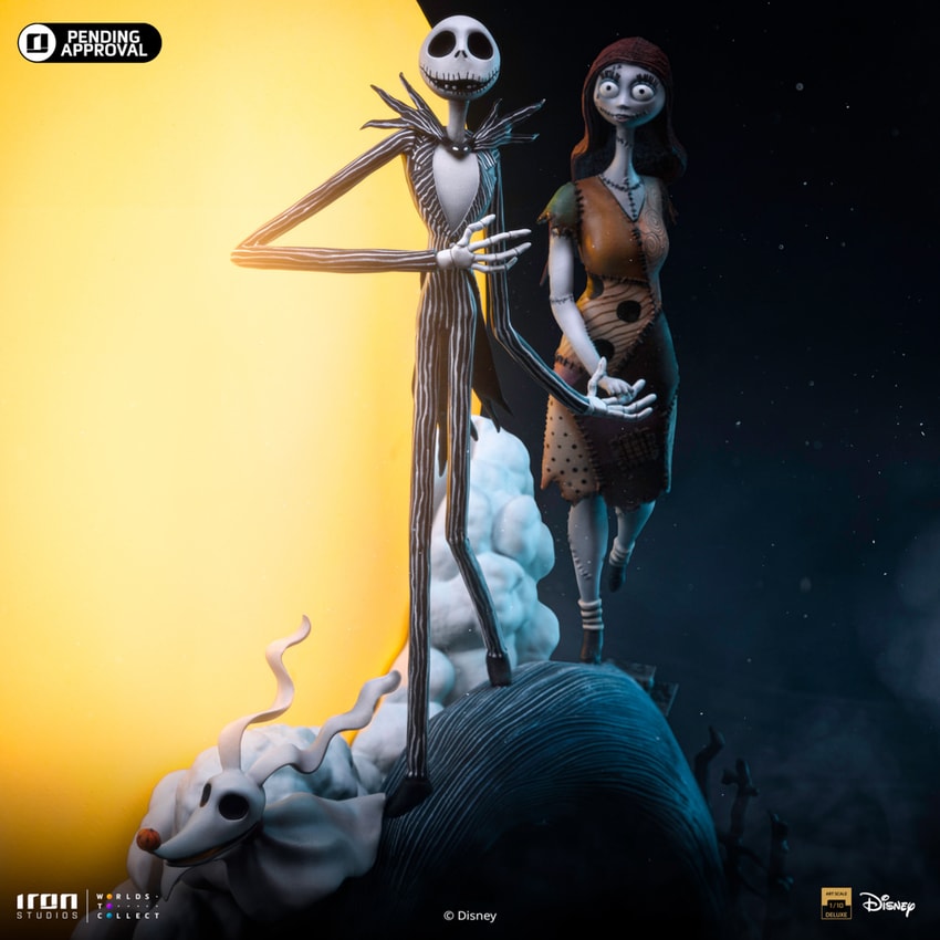 Jack and Sally Deluxe 1:10 Art Scale Statue by Iron Studios Jack and Sally Deluxe 1:10 Art Scale Statue by Iron Studios