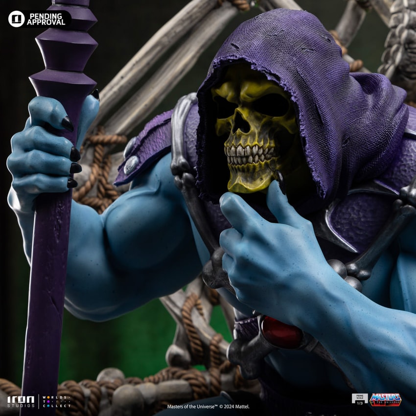 Statue Masters Of The Universe - Skeletor On Throne 1/10 Deluxe Iron Studios