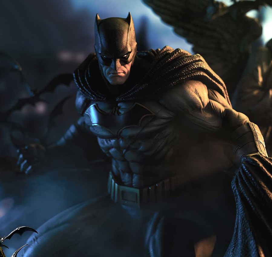 Batman Rebirth Edition Black Quarter Scale Statue by Prime 1 Batman Rebirth Edition Black Quarter Scale Statue by Prime 1