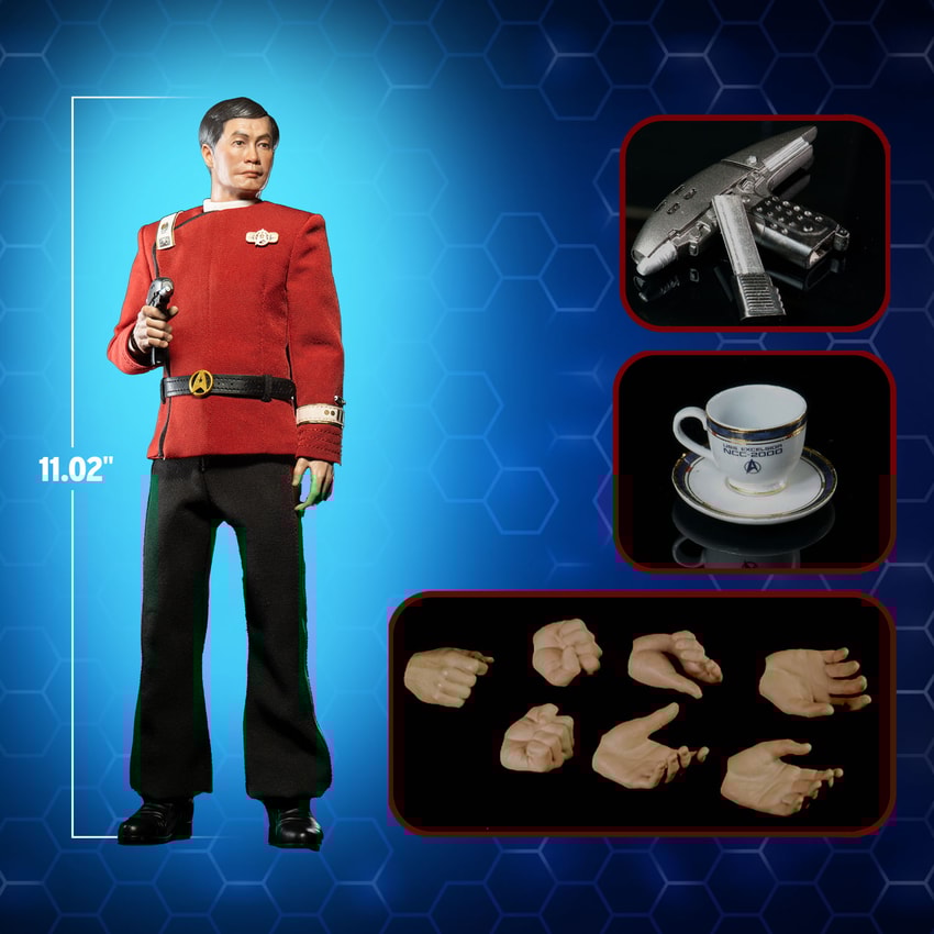 Captain Hikaru Sulu Sixth Scale Figure by EXO-6 | Sideshow