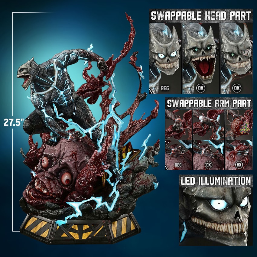 Kaiju No. 8 Kaiju No. 8 (Deluxe Bonus Version) Quarter Scale Statue - Prototype Shown View 2