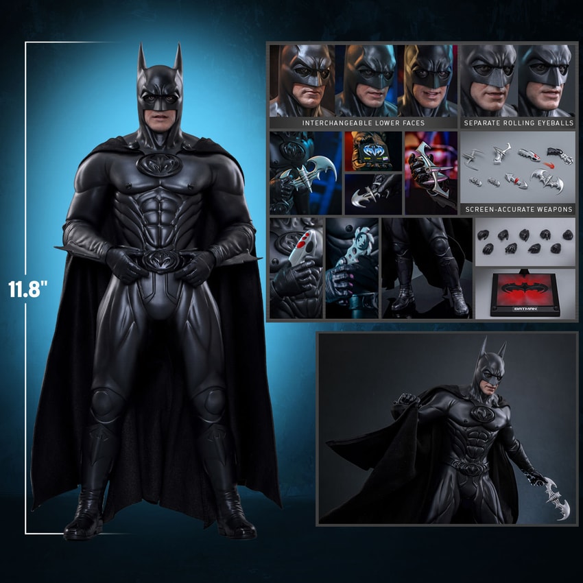 商品画像：Amazon.com: Hot Toys The Batman Figurine Movie Masterpiece 1 3