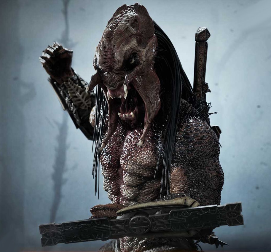 Predator Feral Predator (Deluxe Version) 1:3 Scale Statue - Prototype Shown View 3