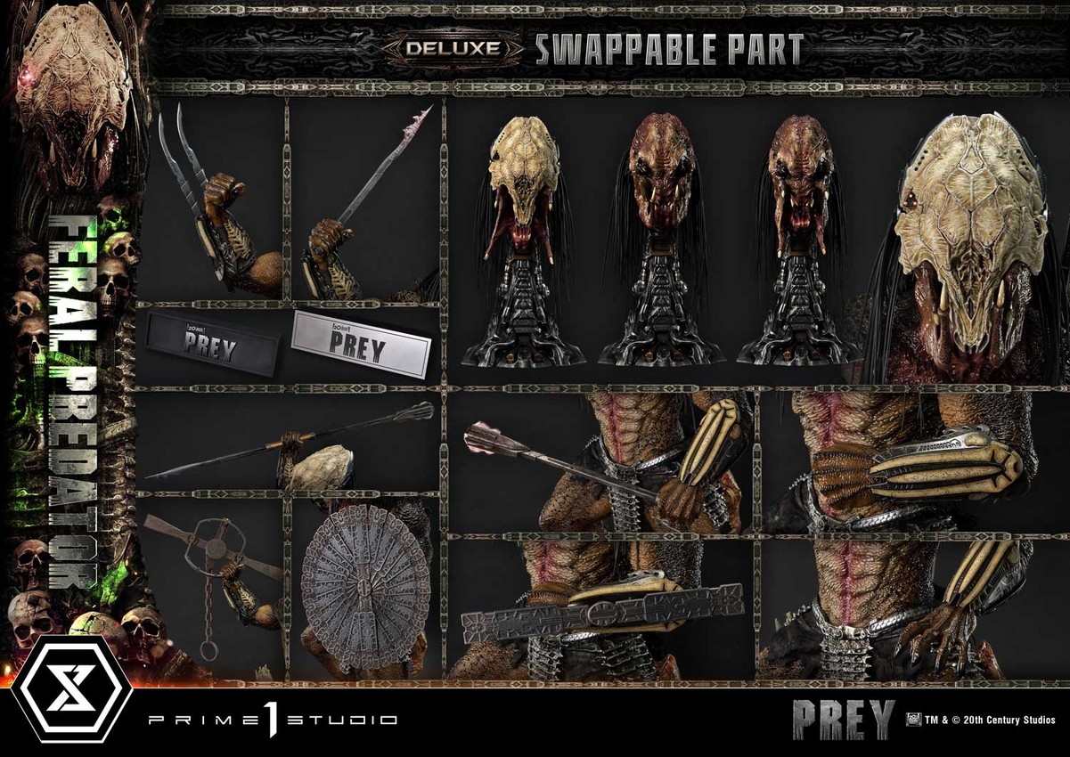 Predator Feral Predator (Deluxe Version) 1:3 Scale Statue - Prototype Shown View 6