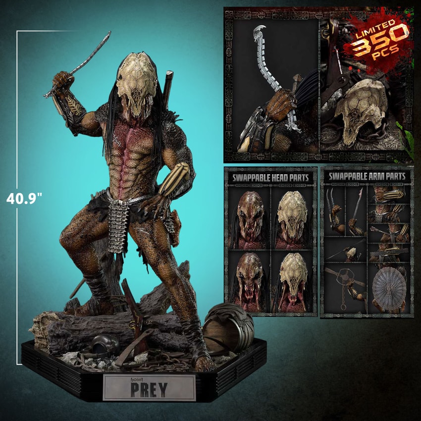Predator Feral Predator (Deluxe Bonus Version) 1:3 Scale Statue - Prototype Shown View 2