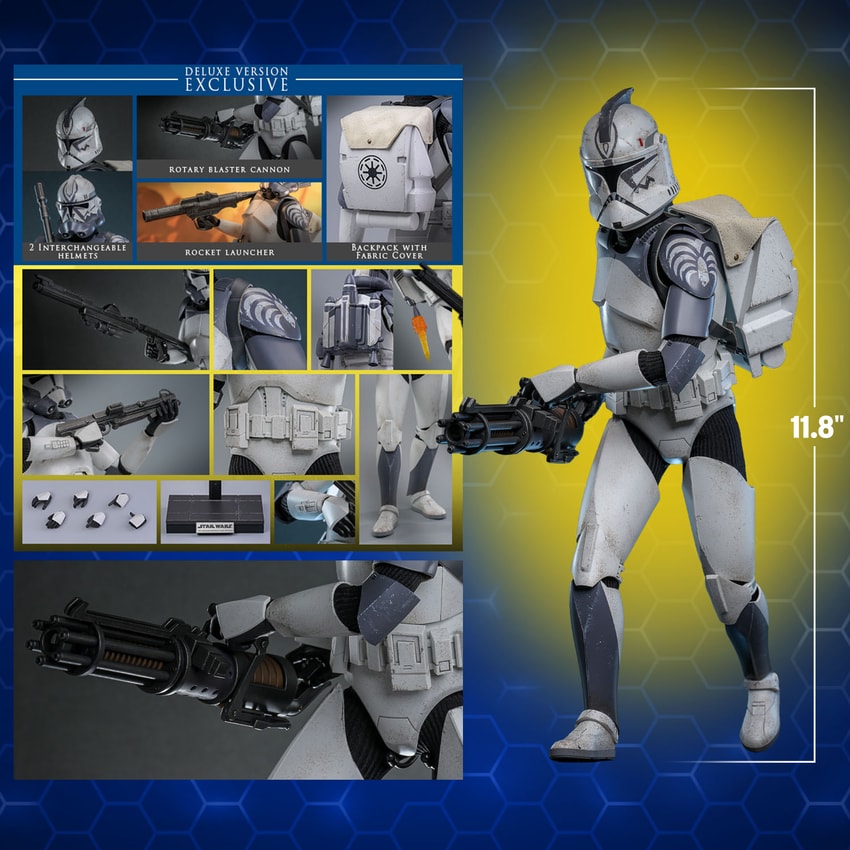 104th Battalion Wolfpack Clone Trooper™ (Deluxe Version) Sixth Scale Figure by Hot Toys