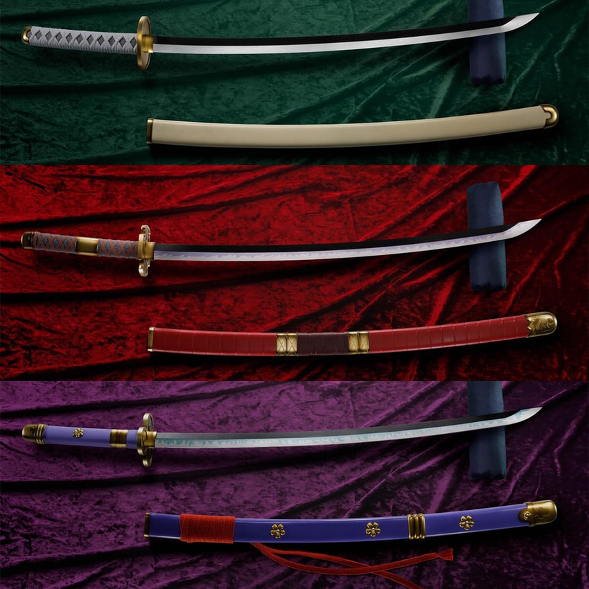 Rorona Zoro Three Sword Style Proplica Set by Tamashii