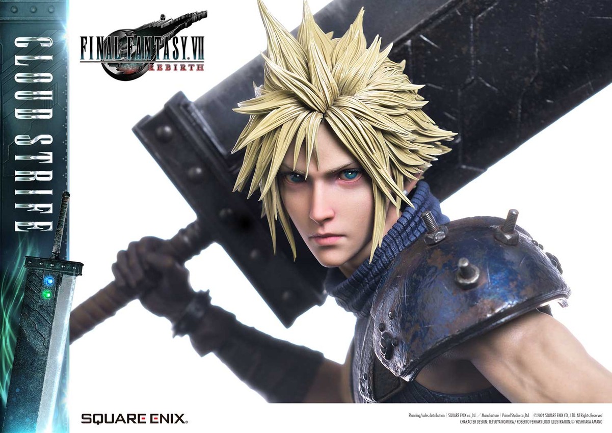 Final Fantasy Cloud Strife Quarter Scale Statue - Prototype Shown View 6