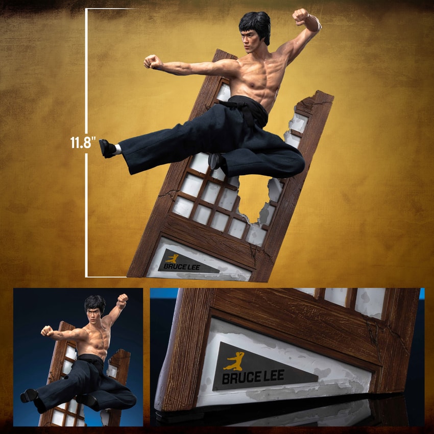 Bruce Lee (Flying-Kick) Statue by Star Ace Toys | Sideshow