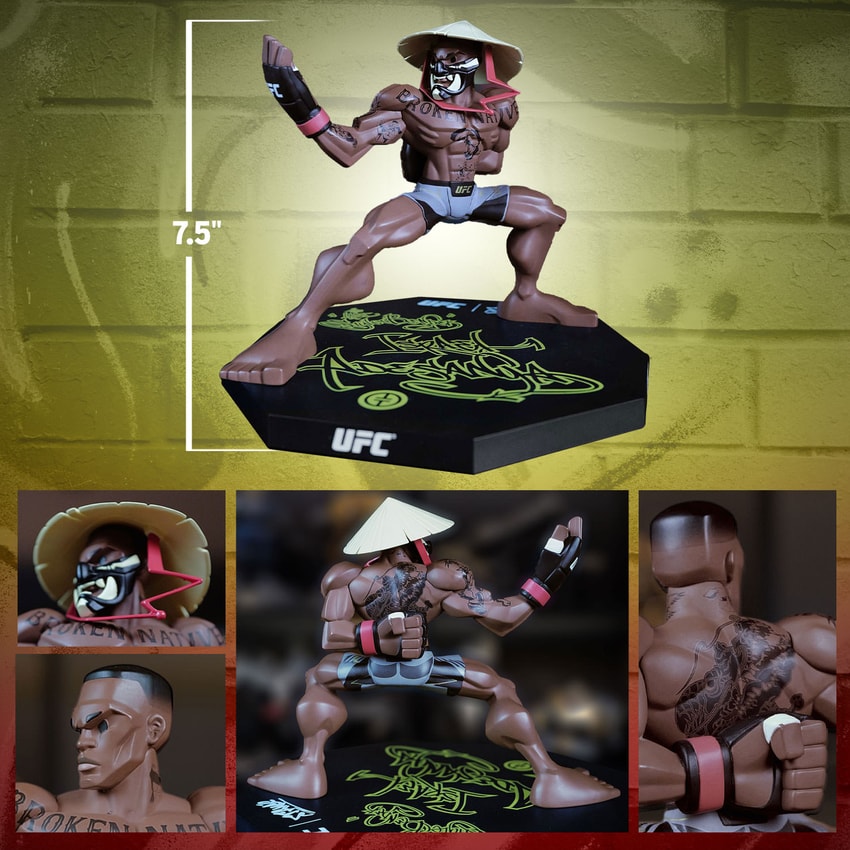 UFC Israel Adesanya Designer Collectible Statue - Prototype Shown View 2